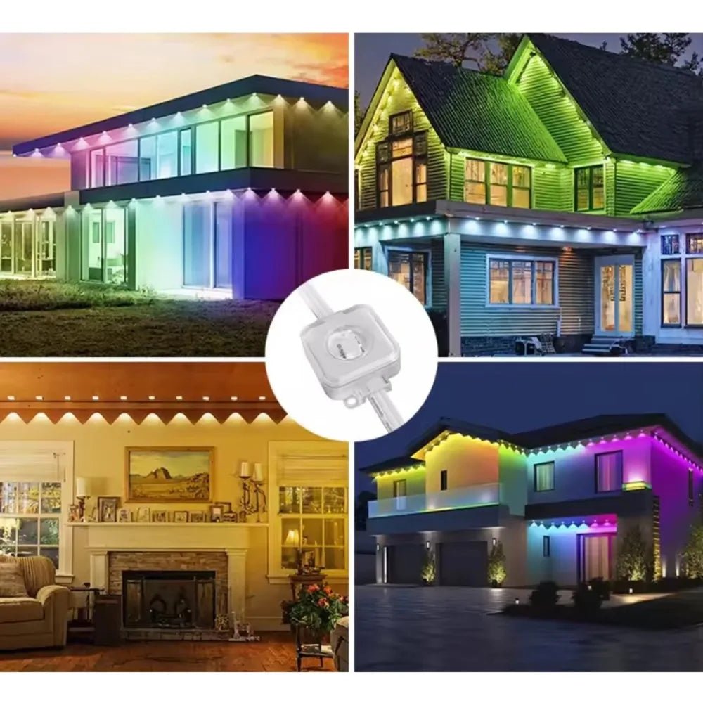 Outdoor Lights 300ft IP67 Eaves with App & Music Sync