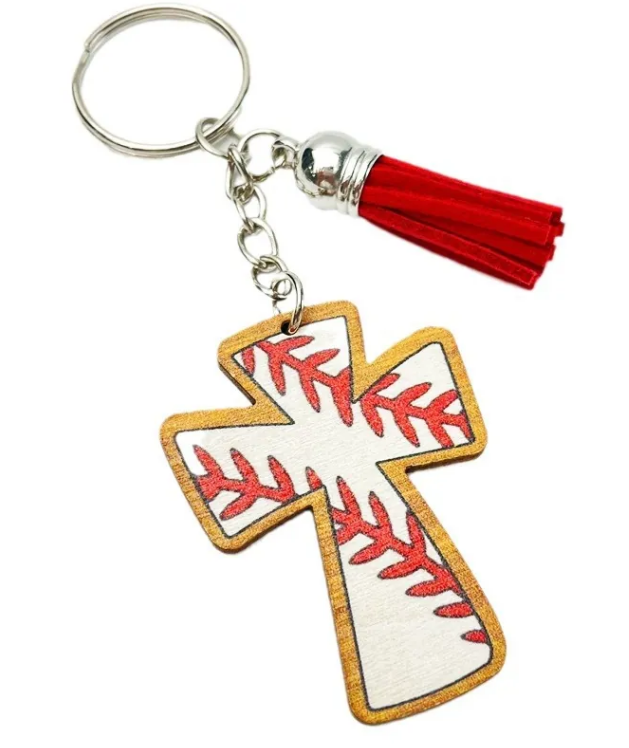 Baseball Cross Keychains product image 1