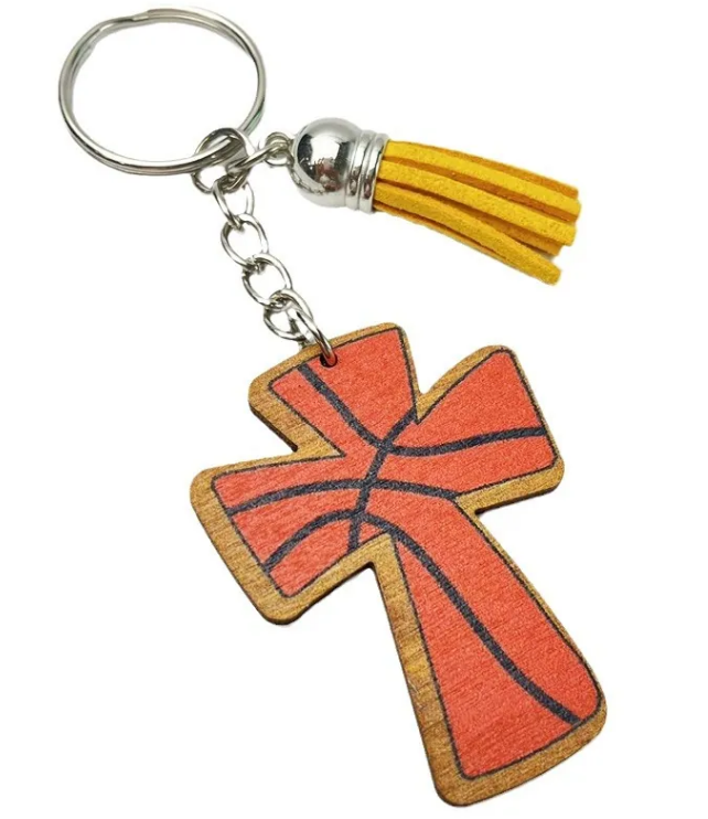 Basketball Cross Keychains product image 1