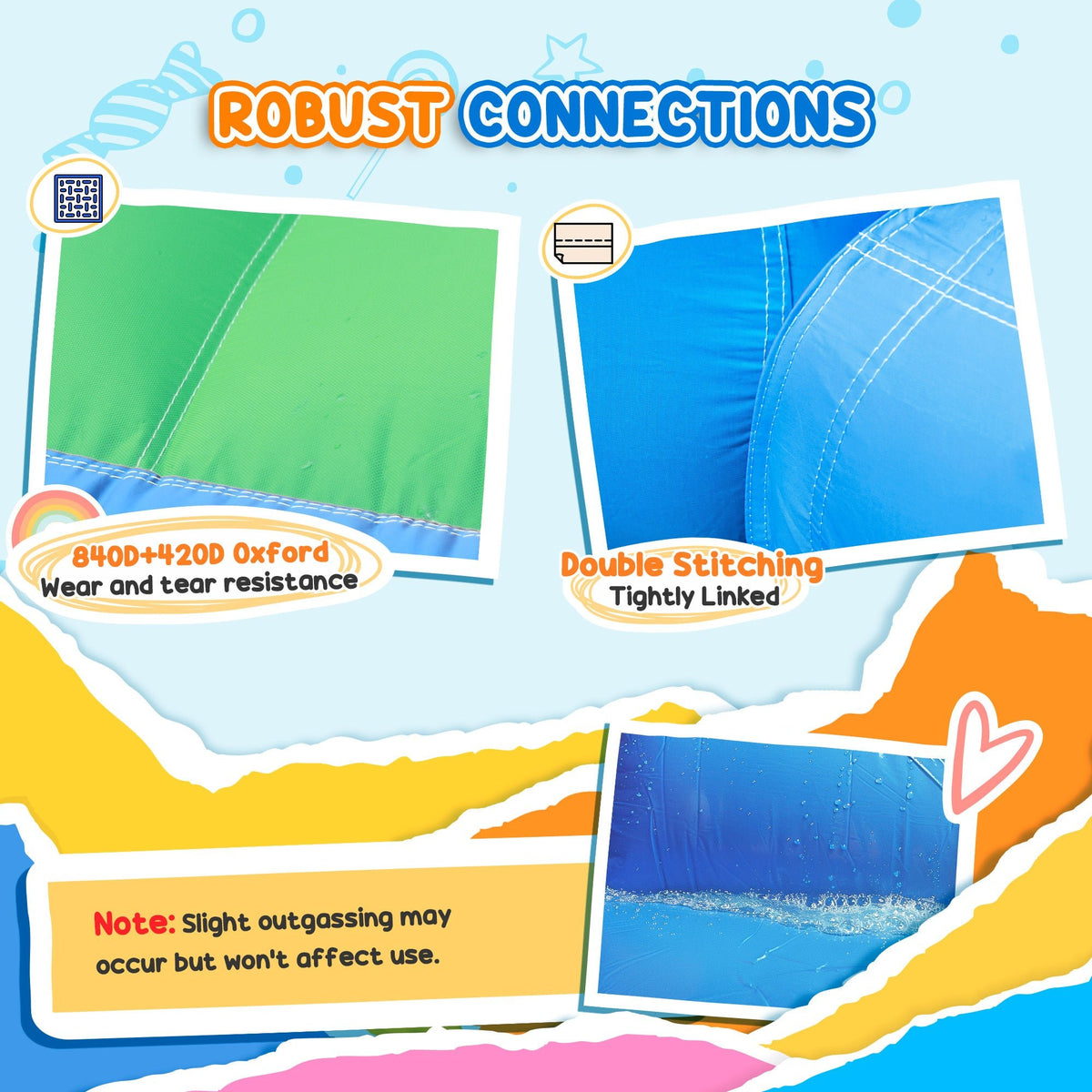 8-in-1 Inflatable Bounce House Water Slide (Backyard Wet & Dry Play Park)