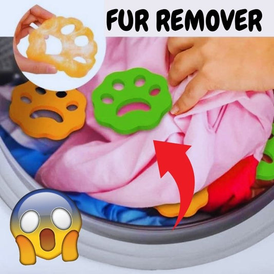 Fur Zapper pet hair remover 2-pack for washer and dryer to remove dog and cat hair from laundry