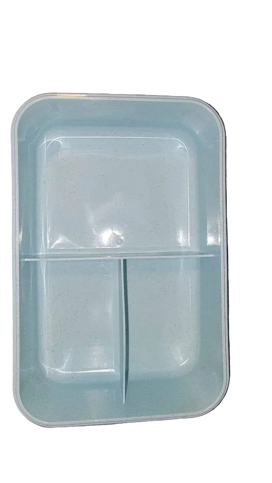 leakproof bento lunch box with locking clips and silicone seal ring to prevent spills